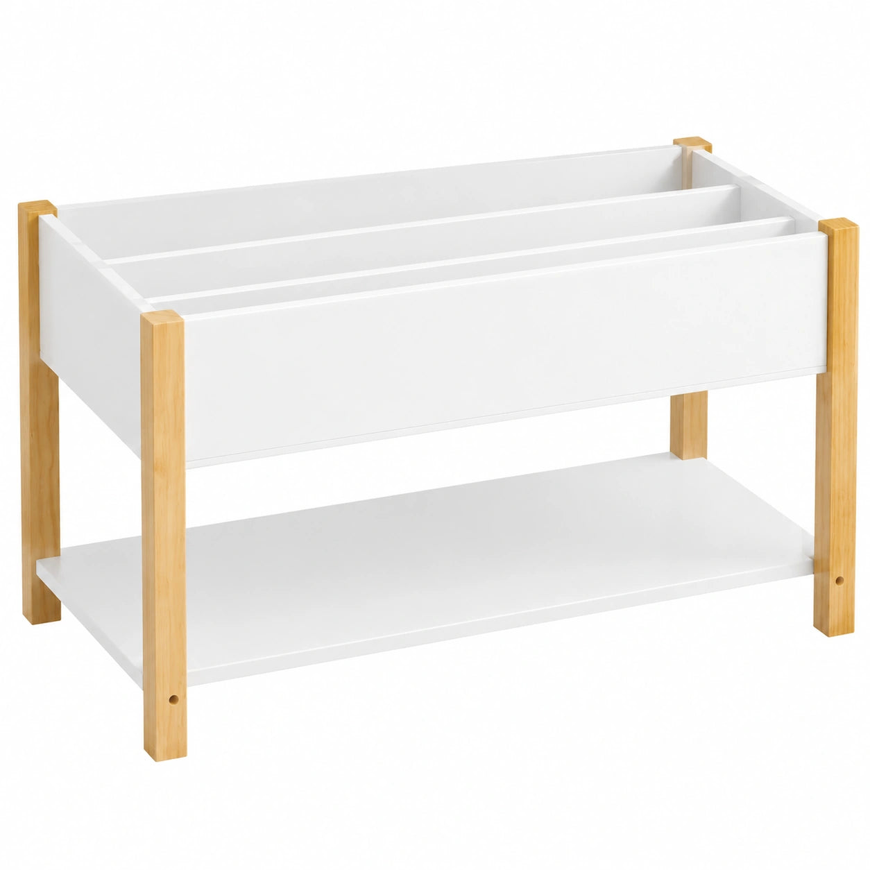 etagere-enfants-multifonctionnelle-pour-livres-et-jouets-rangement-a-2-niveaux-yfmokc1643lb