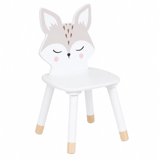chaise-enfant-motif-renard-en-bois-blanc-oilaci1723gj