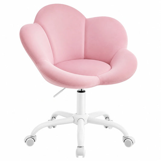 chaise-enfant-pivotante-ergonomique-en-velours-reglable-et-confortable-forme-petale-rose-clair-dgpdhr1764vf