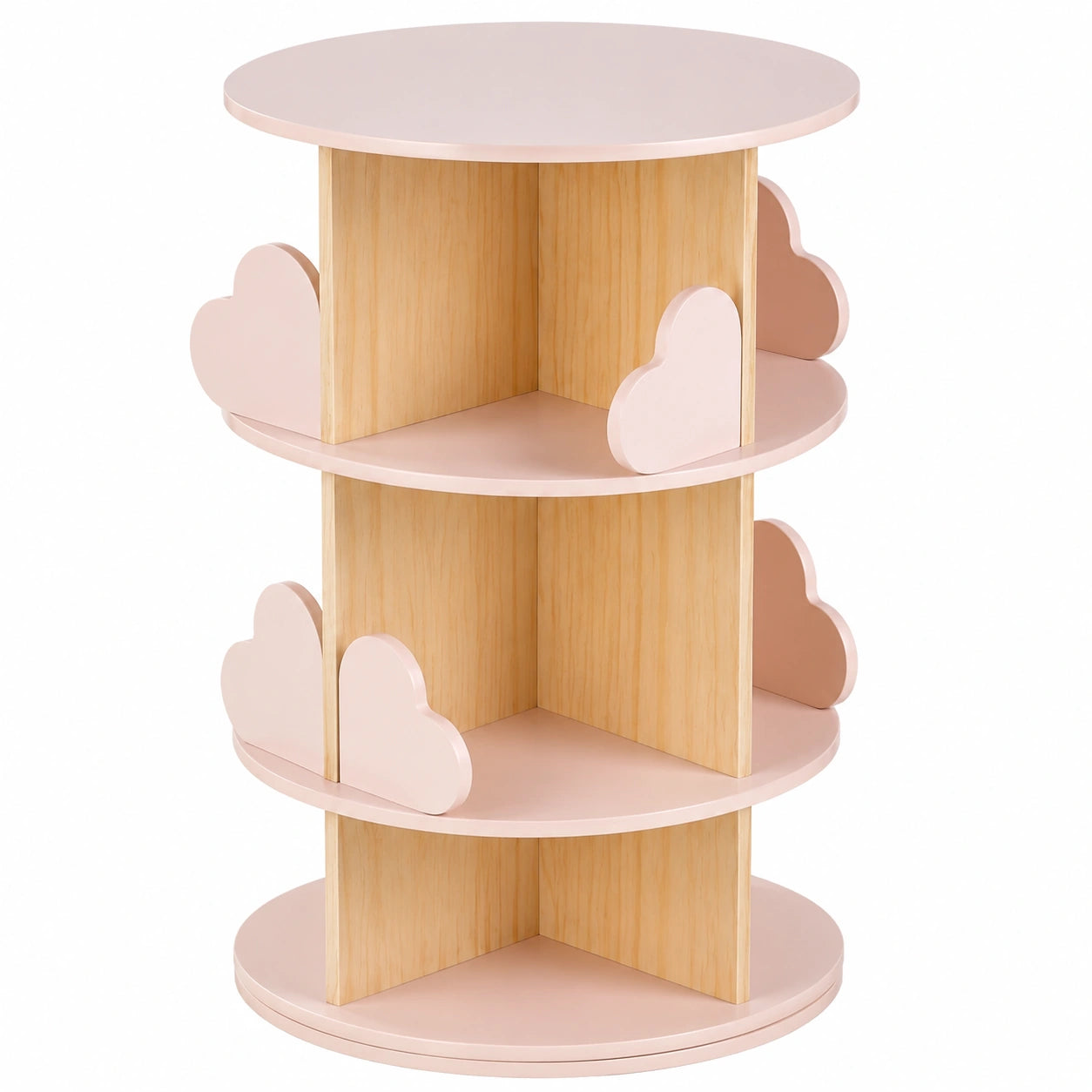 bibliotheque-tournante-3-niveaux-pour-enfants-rose-pale-idxrcs1670yl