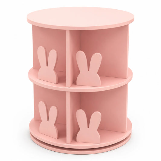 etagere-rotative-enfant-2-niveaux-avec-compartiments-ouverts-et-cloisons-lapin-nrhdzf1646vk