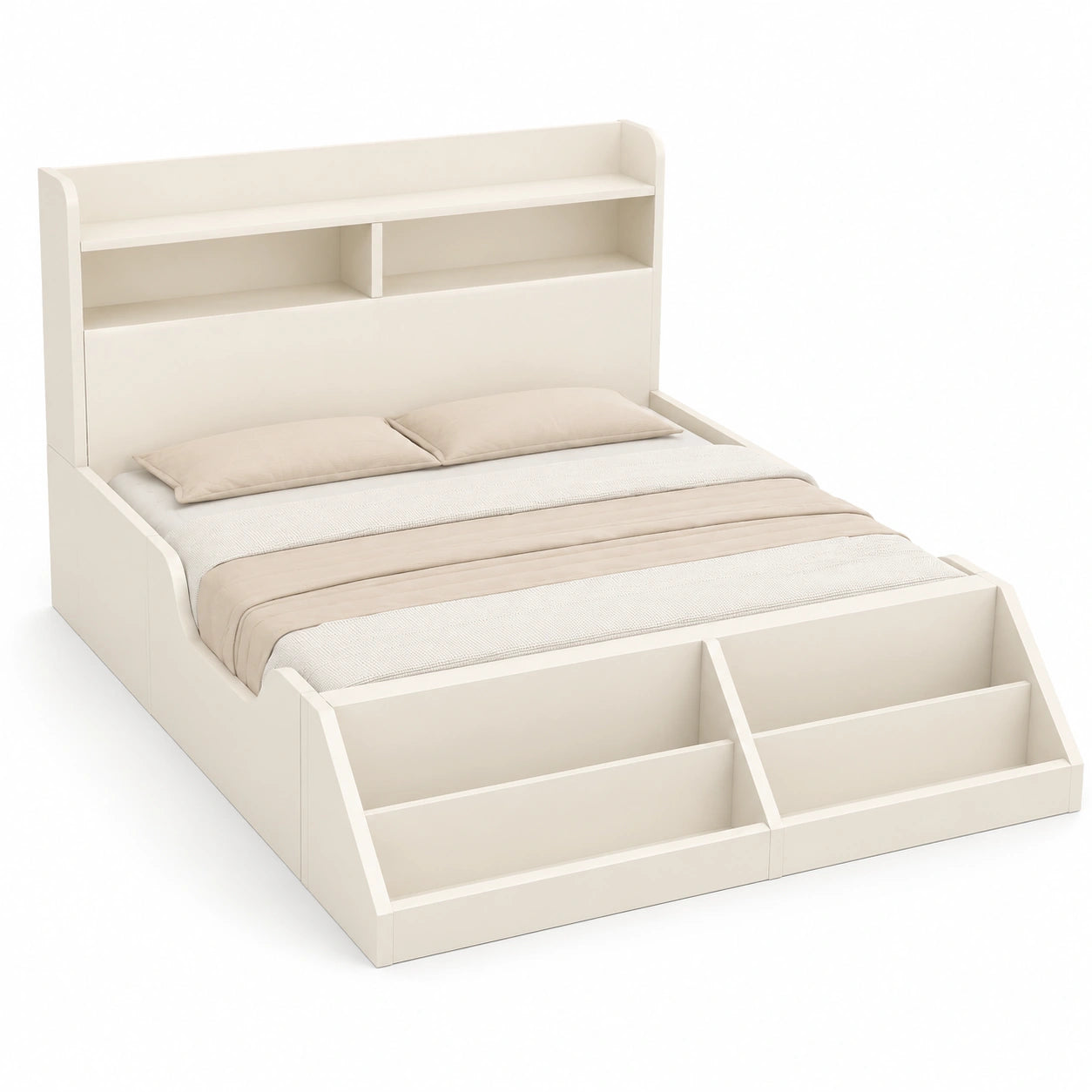 lit-enfant-140x200-avec-veilleuses-et-bibliotheque-amovible-etageres-et-sommier-inclus-jinlmj1702fv