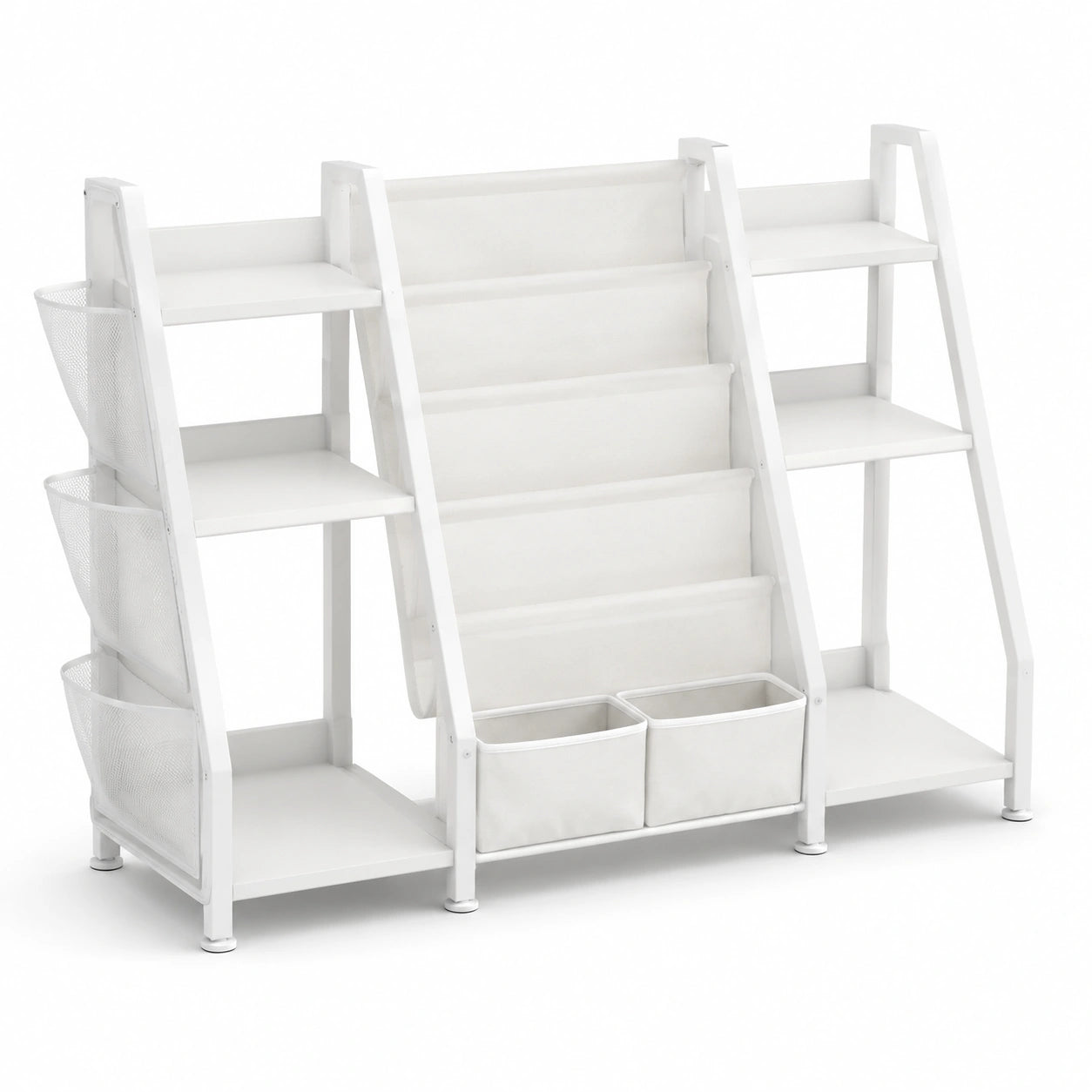 etagere-pour-enfants-avec-compartiments-et-tiroir-3-niveaux-de-rangement-falcbx1653wt